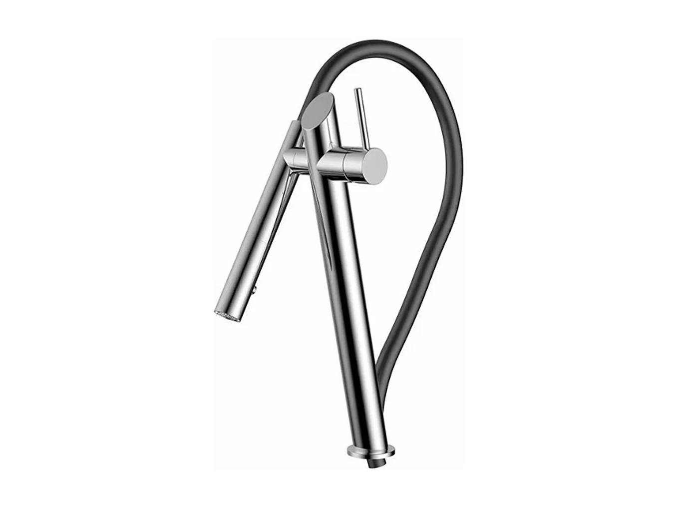 Robinet de cuisine de luxe en laiton Robinet d'évier de haut gamme Collection Style Moderne Avenir Chrome