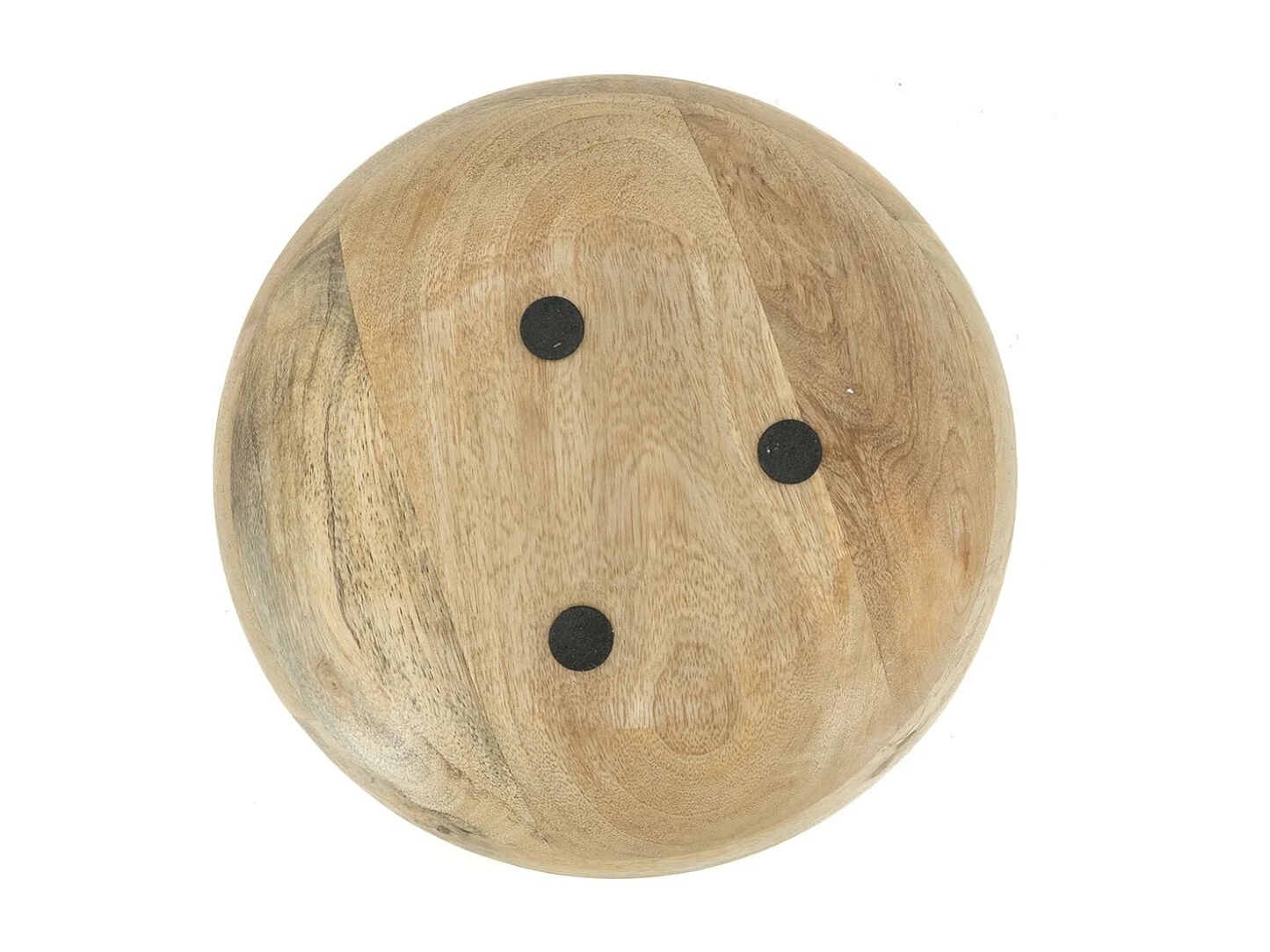 Corbeille en Manguier et Résine Citron