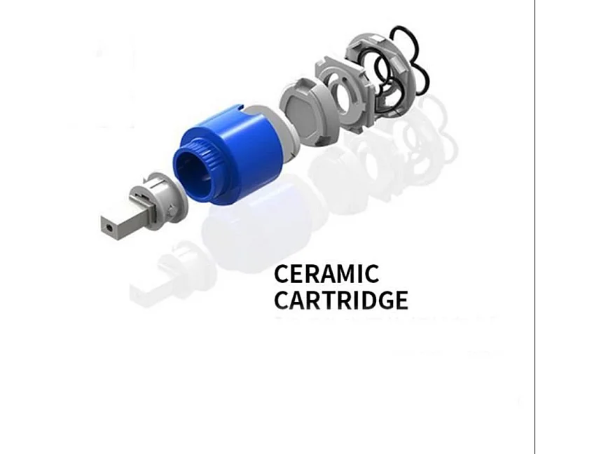 Robinet de salle de bain en cuivre avec cascade à grand arc pour vasques et baignoires à poser