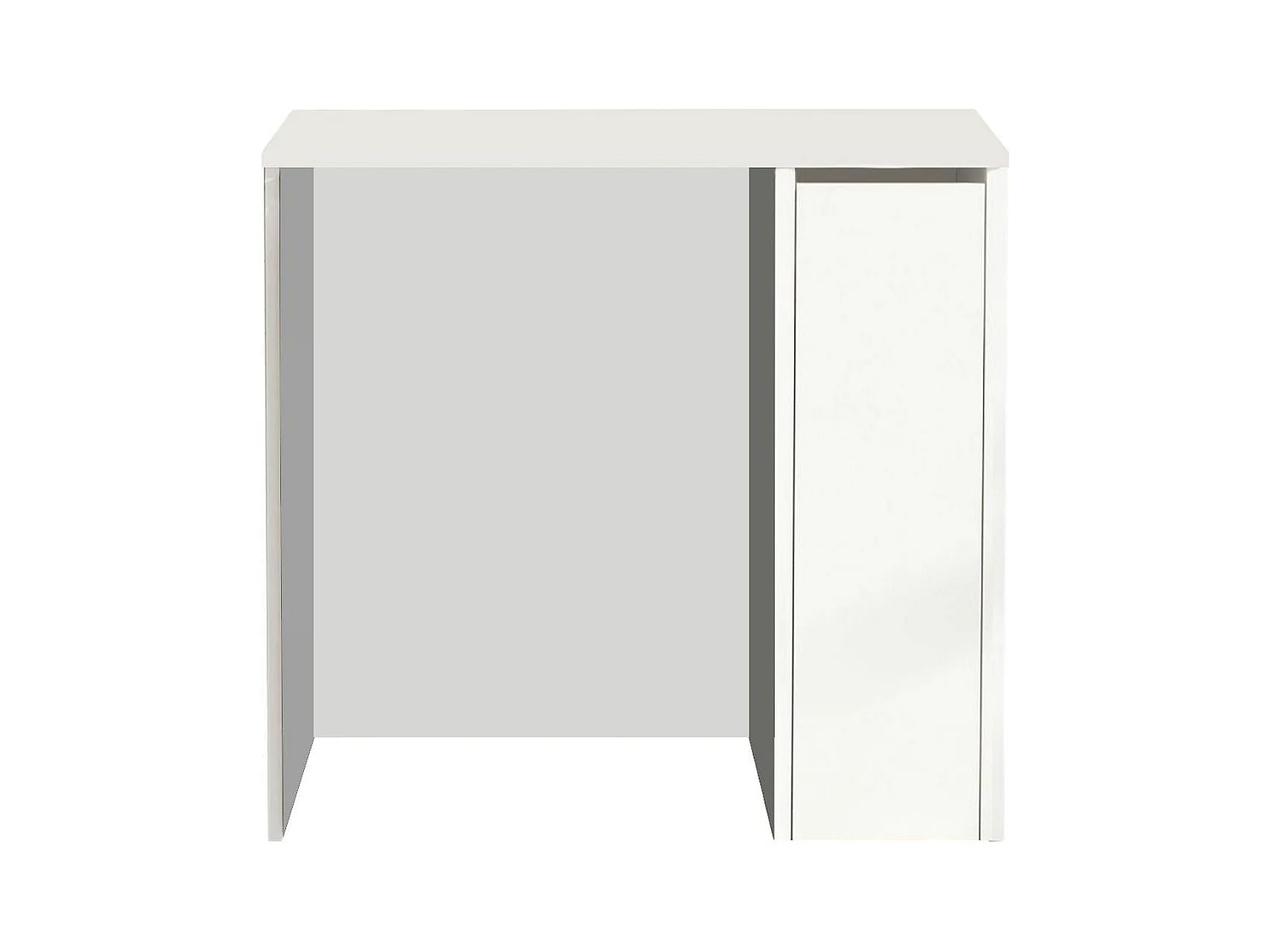 Meuble pour machine à laver blanc avec rangement MARFA