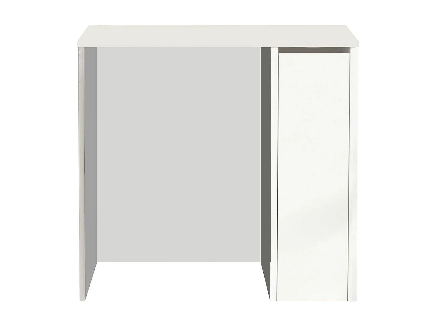 Meuble pour machine à laver blanc avec rangement MARFA