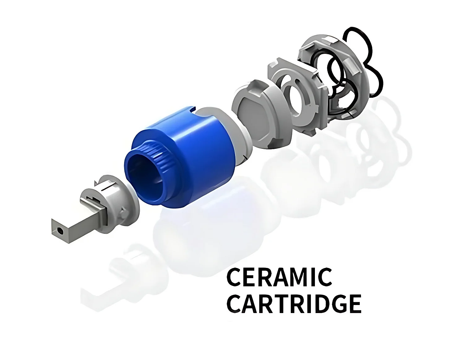 Robinet de salle de bain robinet pour lavabo standard familial  noir