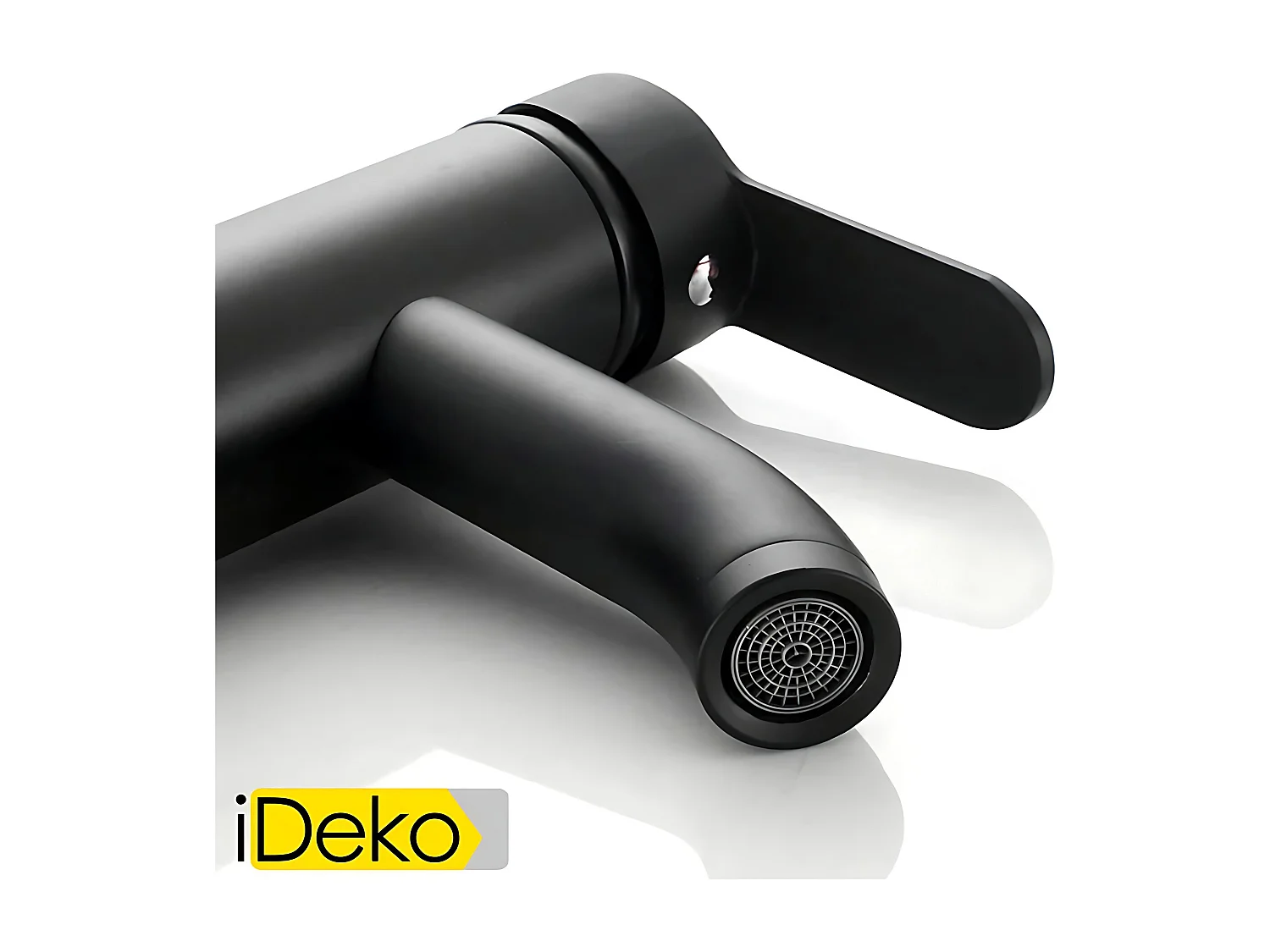 Robinet de salle de bain robinet pour lavabo standard familial  noir