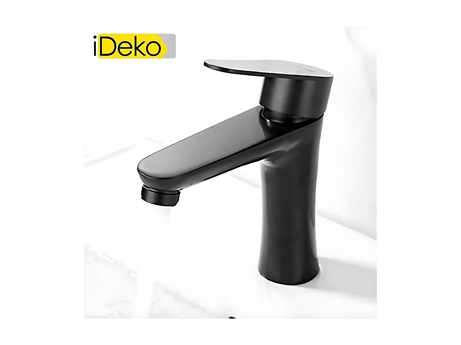 Robinet salle demain Mitigeur de lavabo moderne en laiton et céramique de haute qualité.