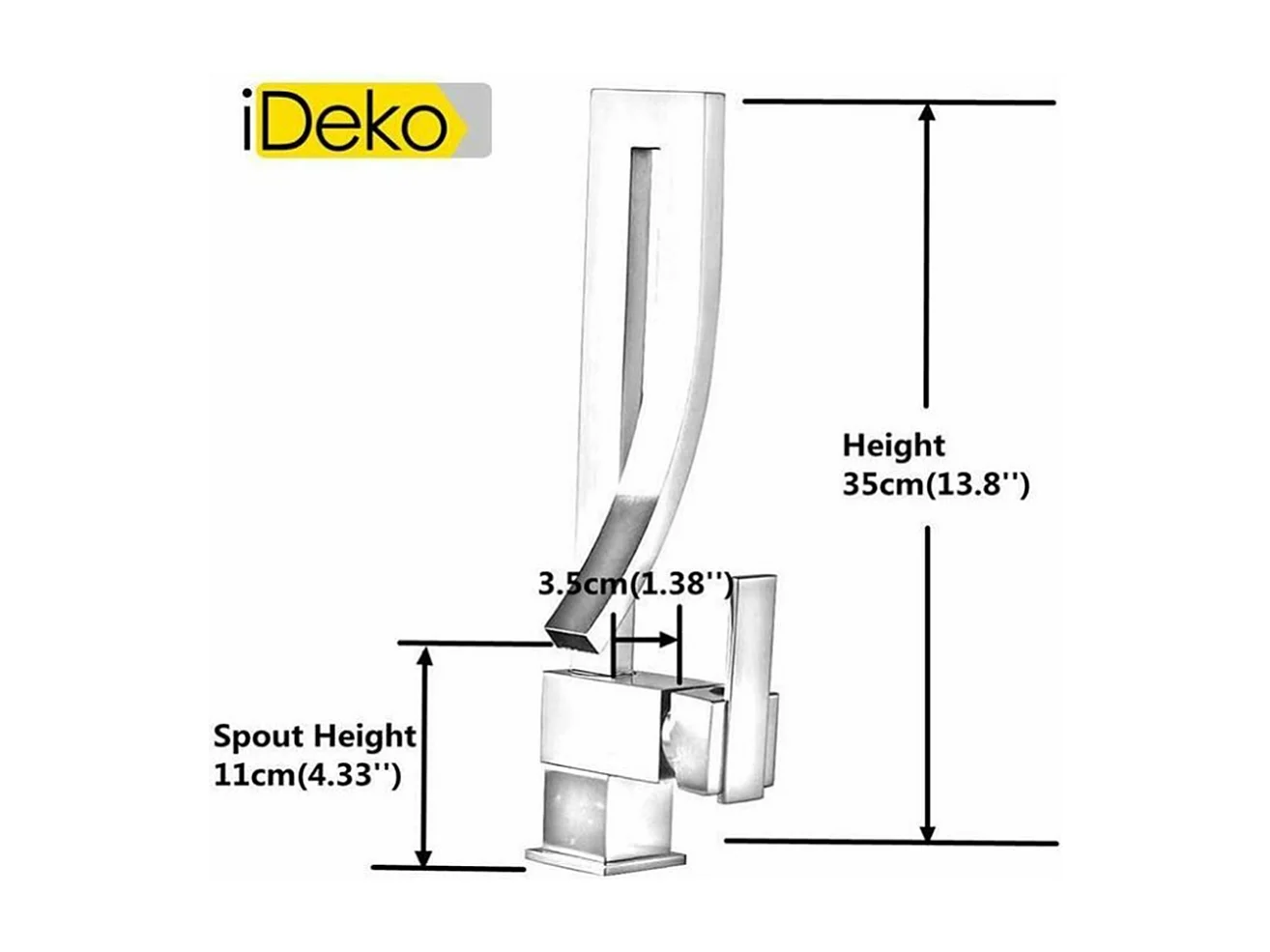 Robinet salle de bain noir brossé en cuivre noir robinet de lavabo moderne