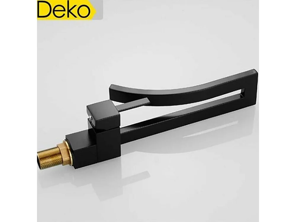 Robinet salle de bain noir brossé en cuivre noir robinet de lavabo moderne