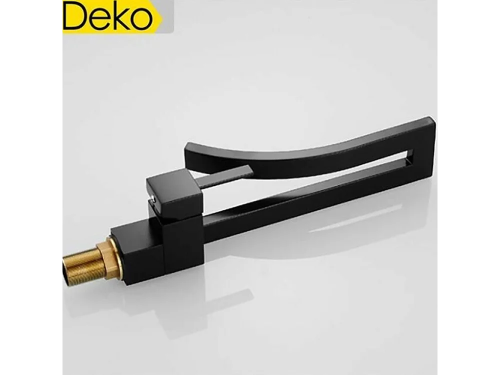 Robinet salle de bain noir brossé en cuivre noir robinet de lavabo moderne