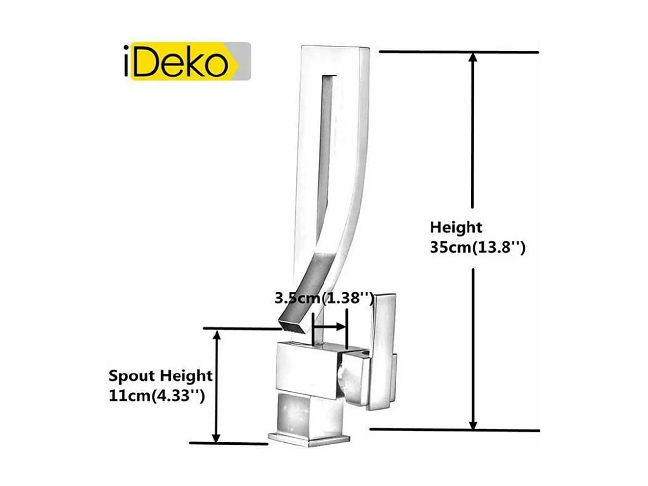 Robinet salle de bain noir brossé en cuivre noir robinet de lavabo moderne