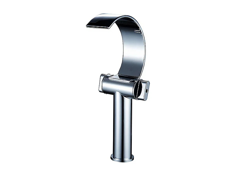 Robinet salle de bain Robinet de lavabo monocommande finition chromée cascade