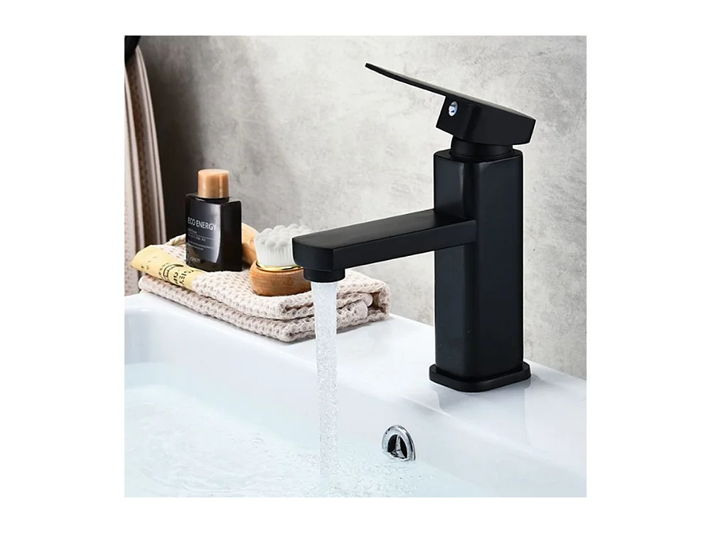 Robinet de salle de bain standard UE robinet de lavabo de peintre, noir