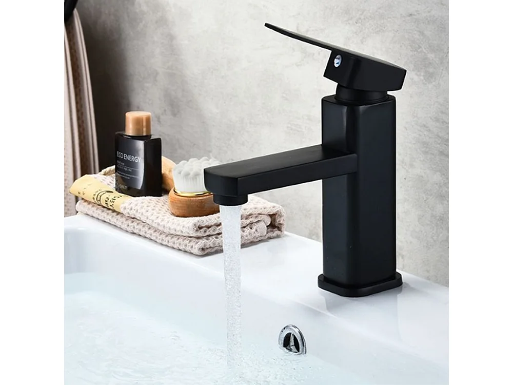 Robinet de salle de bain standard UE robinet de lavabo de peintre, noir
