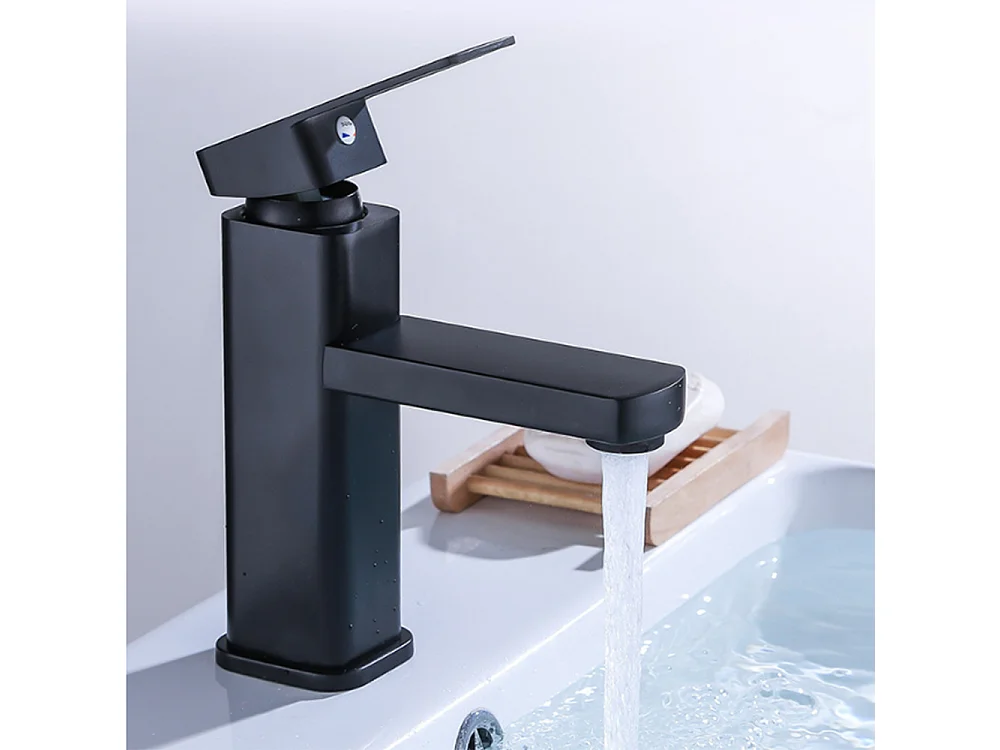 Robinet de salle de bain standard UE robinet de lavabo de peintre, noir