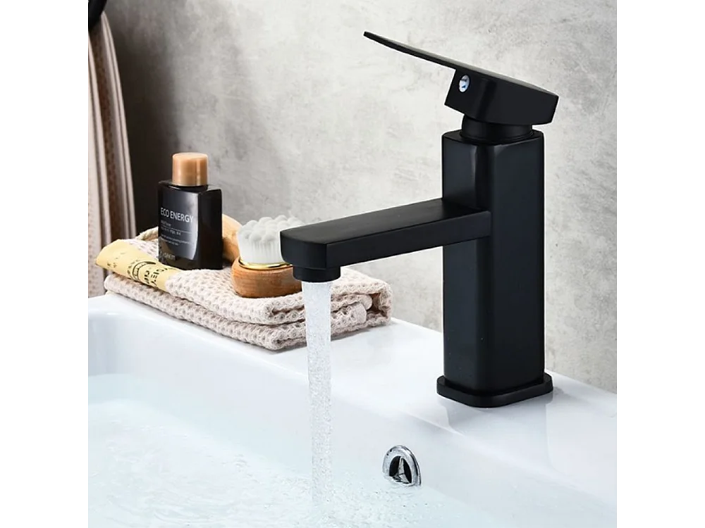 Robinet de salle de bain standard UE robinet de lavabo de peintre, noir