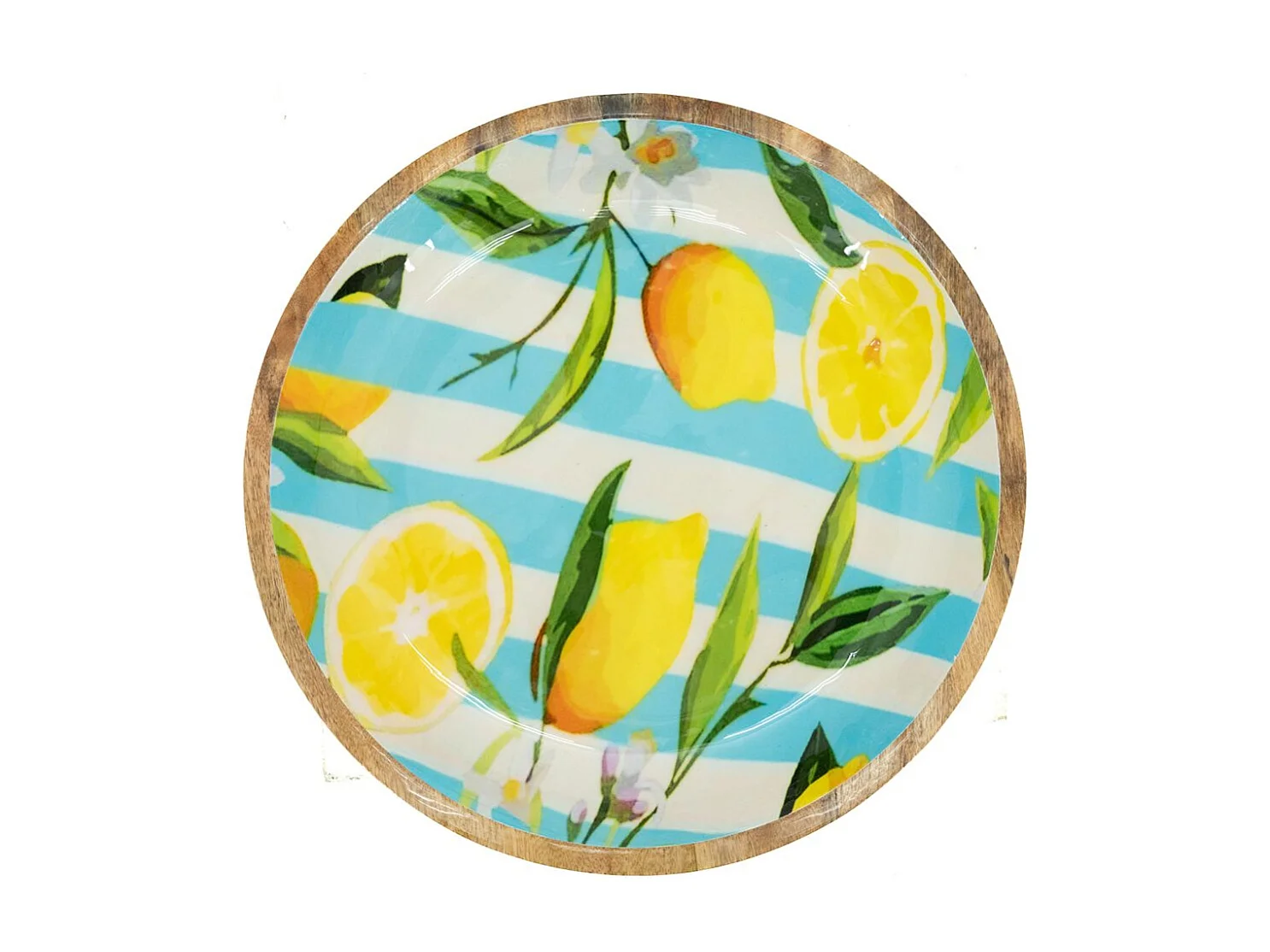 Corbeille en Manguier et Résine Citron | Aubry Gaspard