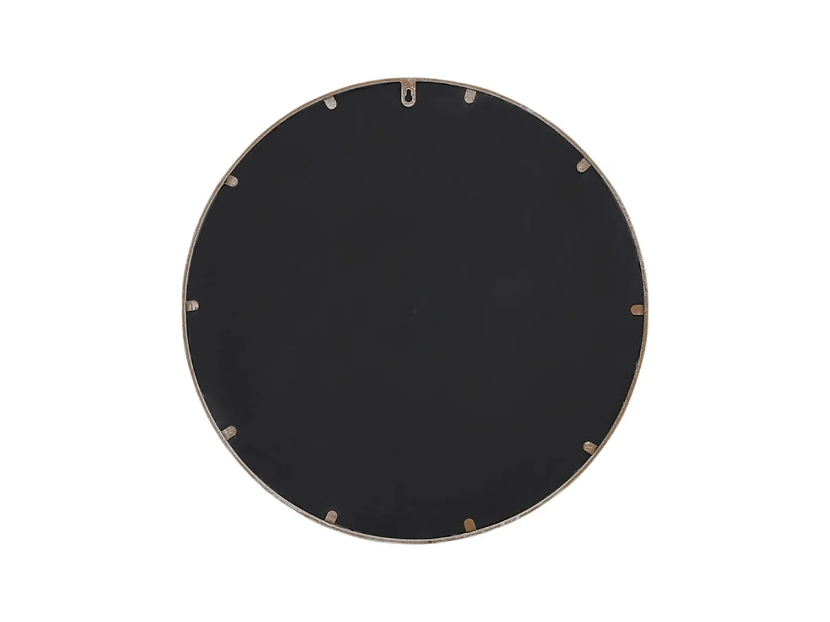 Espelho de Jardim de Ferro para Exterior 60x4 cm - Cor Areia Elegante