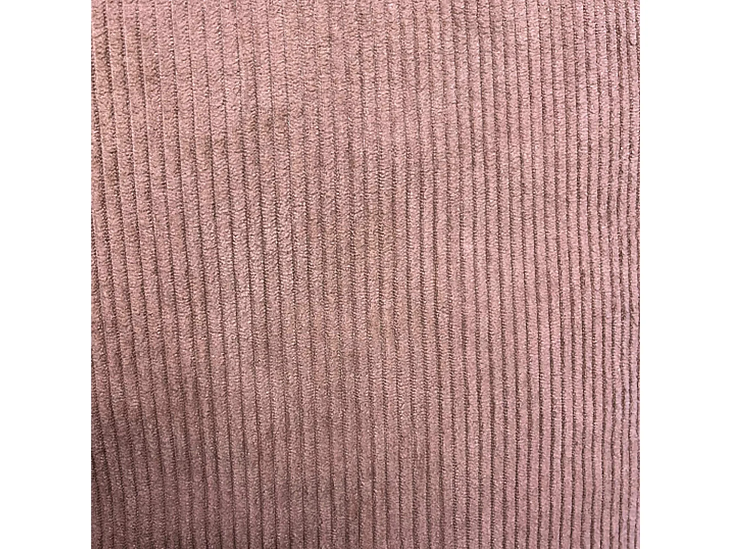 Canapé 2 places en tissu côtelé avec coussins rose L 160 cm