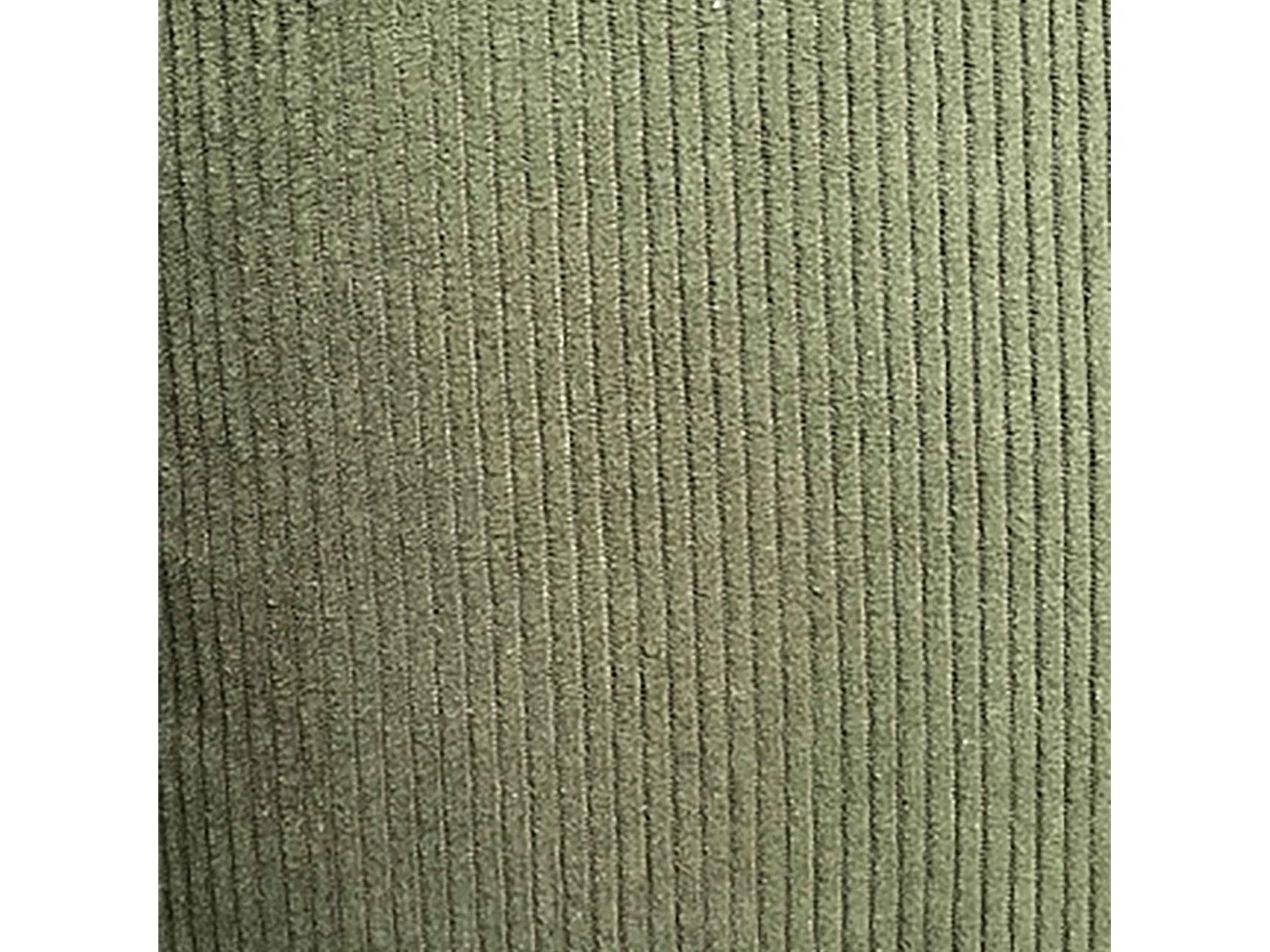 Canapé 2 places en tissu côtelé avec coussins vert L 160 cm