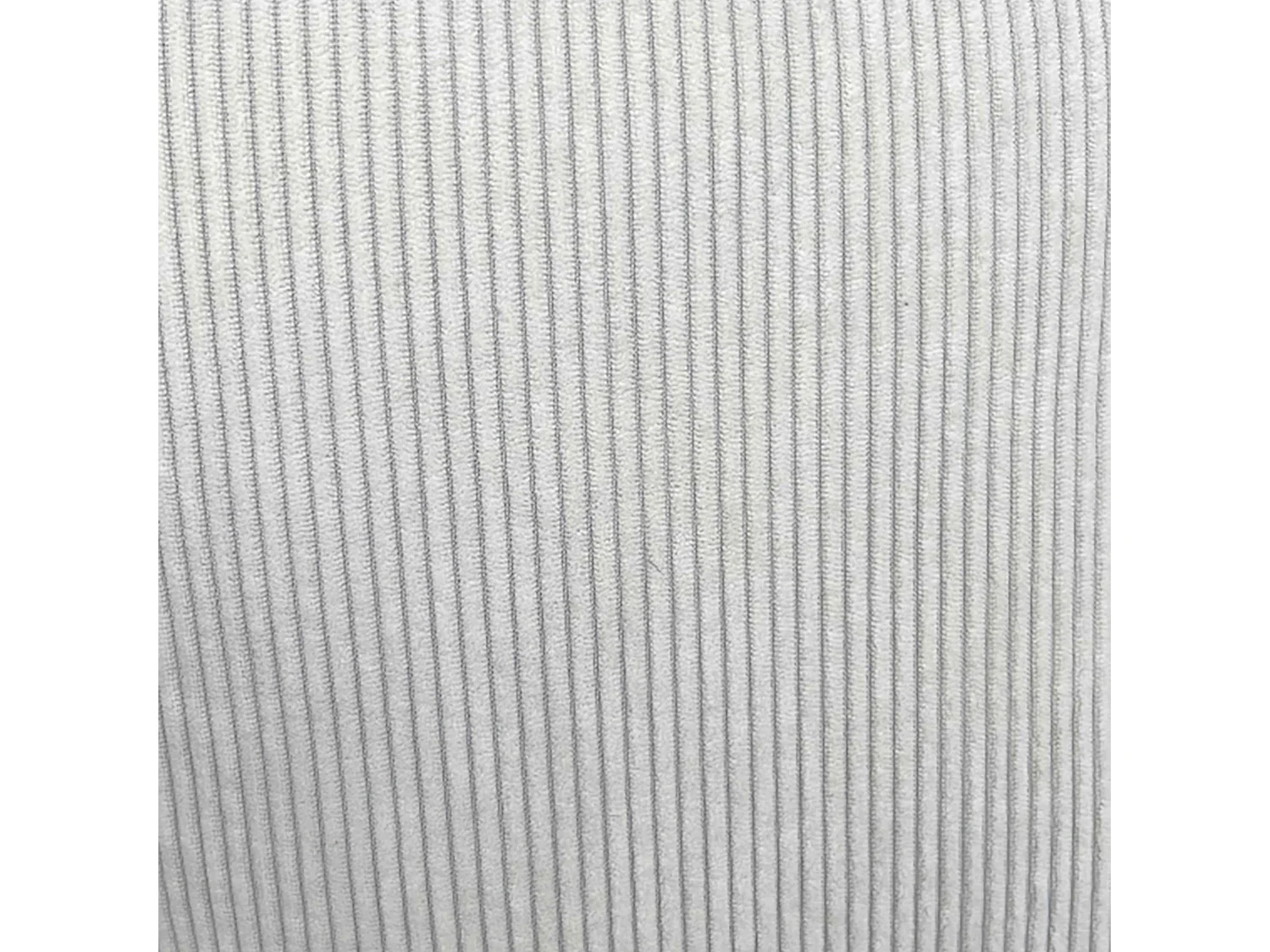 Canapé 2 places en tissu côtelé avec coussins ecru L 160 cm