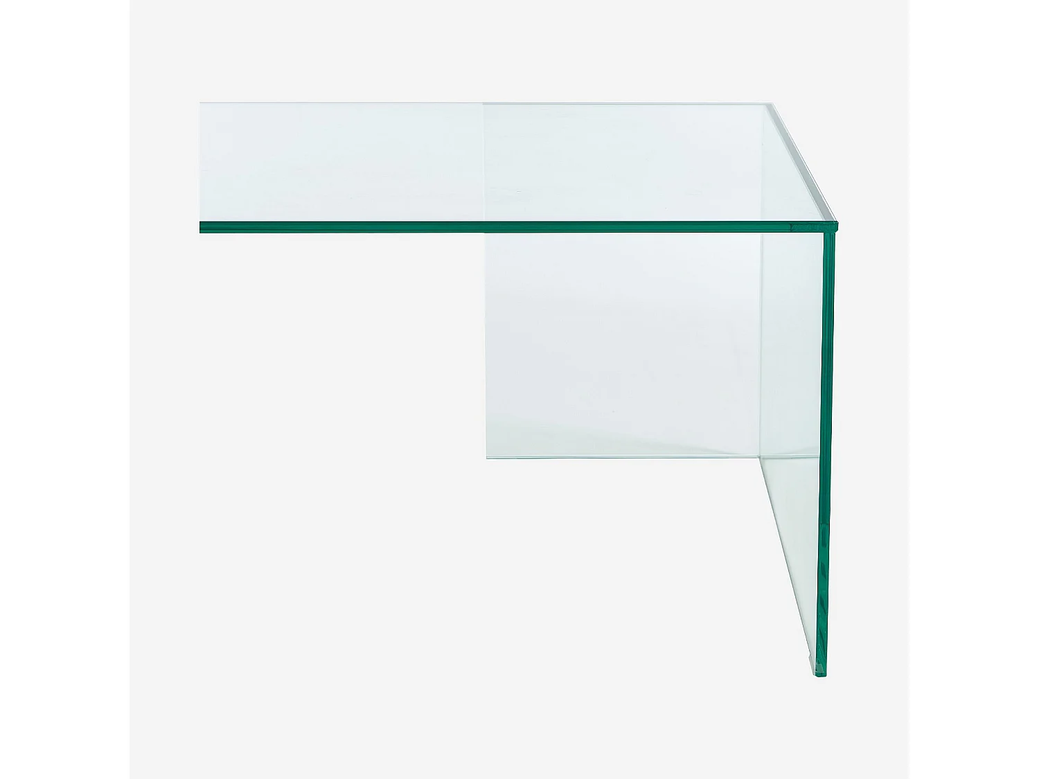 Habitat - Table basse rectangulaire en verre trempé - Transparent - Design by Céline Mognon Fichet - Alyssa