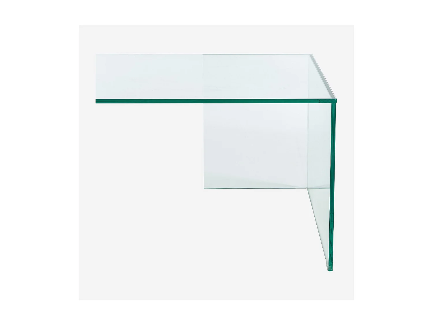 Habitat - Table basse rectangulaire en verre trempé - Transparent - Design by Céline Mognon Fichet - Alyssa