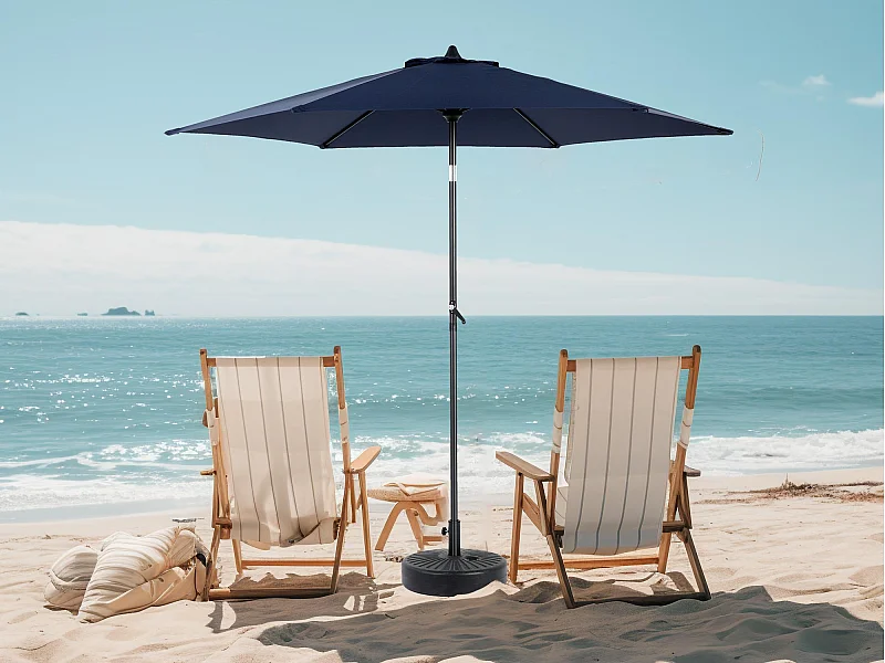 Tuinparasol - Enkele paal buitenparasol - UPF 50+ zonbescherming - Groot 264 cm voor terras en balkon