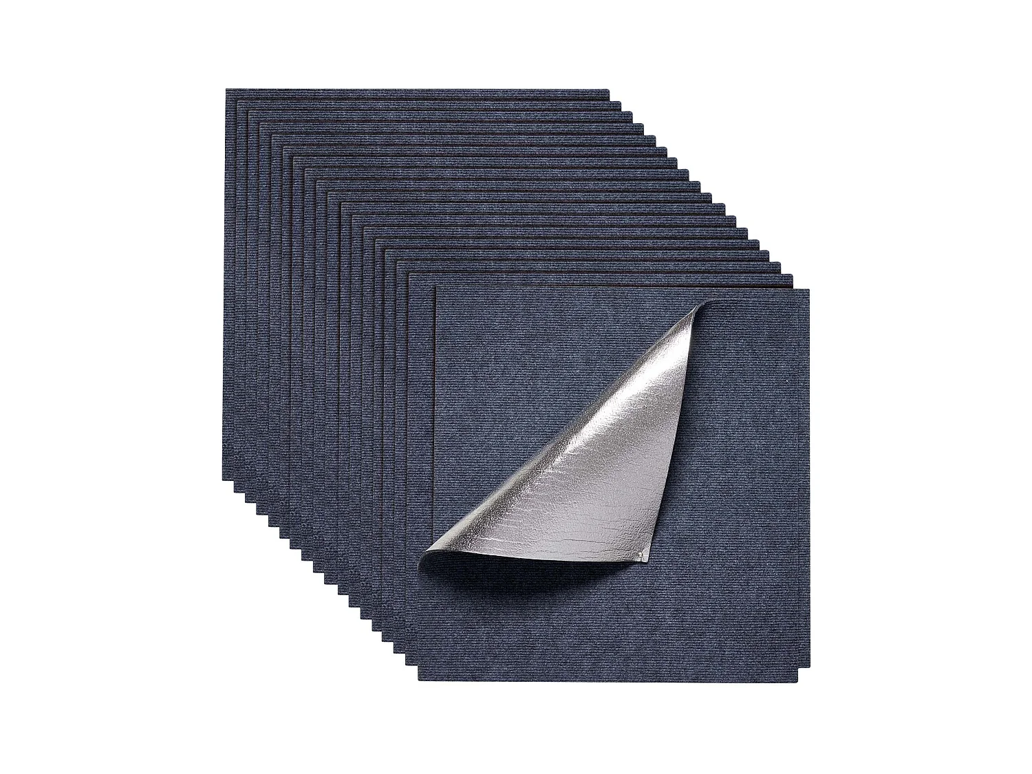 Klebefliesenteppich SucceBuy, 61 x 61 cm, Satz von 15, Abdeckung 5,6 ㎡, Dicke 5 mm, Weicher Modularer Quadratischer Bodenbelag Widerstandsfähig