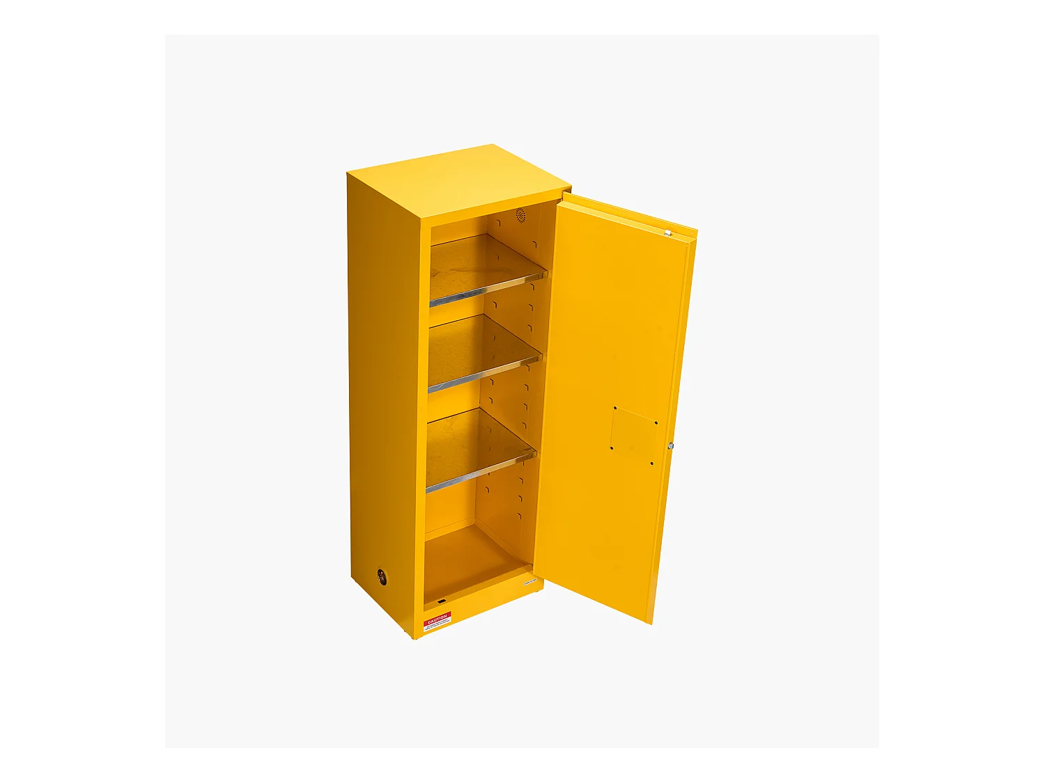 Szafa Bezpieczeństwa SucceBuy dla Produktów Palnych 87 L 59 x 46 x 165,1 cm, Szafa Przeciwpożarowa dla Cieczy Palnych ze Stali Laminowanej