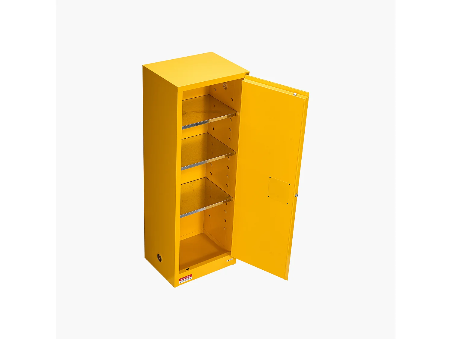 Armoire de Sécurité SucceBuy pour Produits Inflammables de 87 L 59 x 46 x 165,1 cm, Armoire Coupe-Feu pour Liquides Inflammables en Acier Laminé