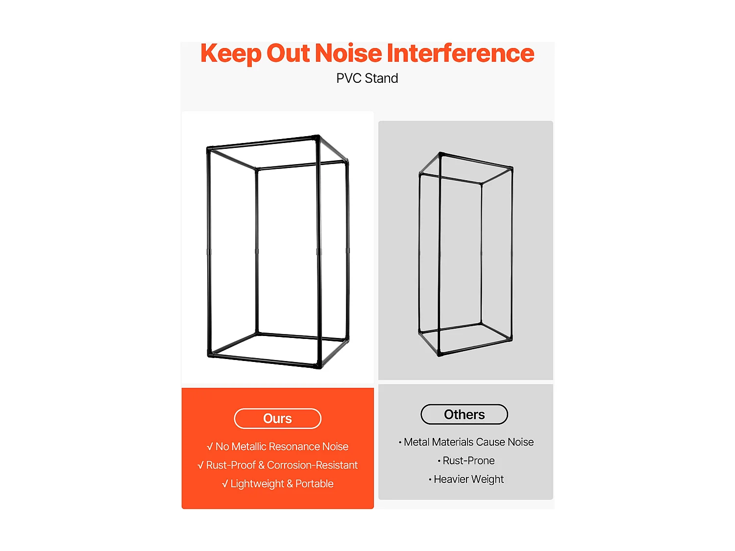 Draagbare Spraakcabine SucceBuy, 110 x 110 x 200 cm, Opnamestudio met Tas, Mobiele Standaard, Geluidsdichte Opnamecabine