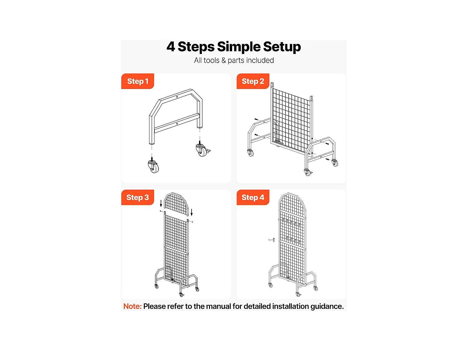 Siatka Wystawiennicza SucceBuy na Stoje 2Szt 60x164 cm, Panel Siatki ze Stali Węglowej, Mobilny Wystawiacz Siatkowy z Kółkami i 20 Hakami