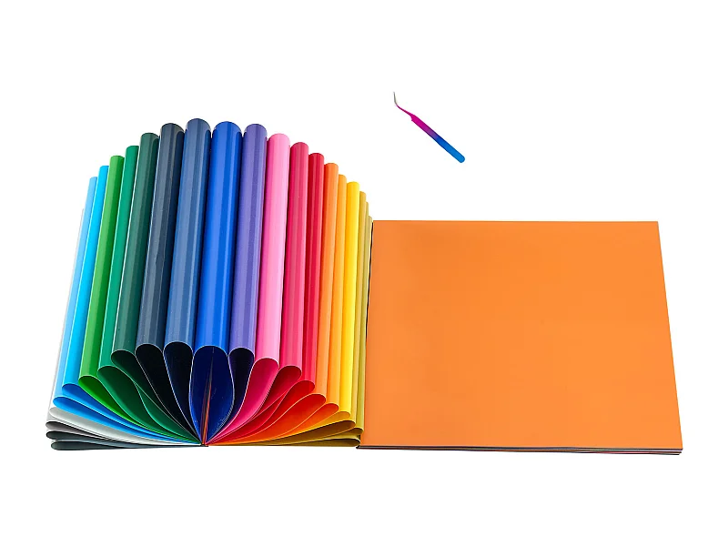 Vel Thermovinyl SucceBuy Set van 50STs 30,48x30,48 cm, Thermo-Flex Meerkleurig, Gemakkelijk te Snijden en te Ontgrassen, met Accessoires