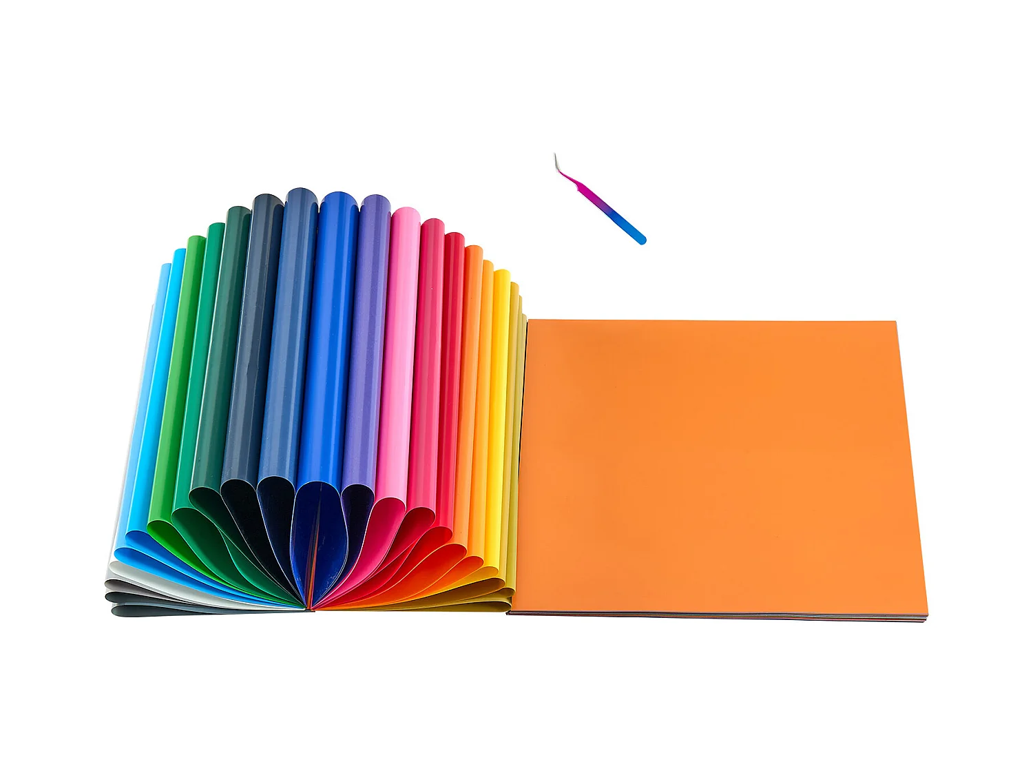 Vel Thermovinyl SucceBuy Set van 50STs 30,48x30,48 cm, Thermo-Flex Meerkleurig, Gemakkelijk te Snijden en te Ontgrassen, met Accessoires