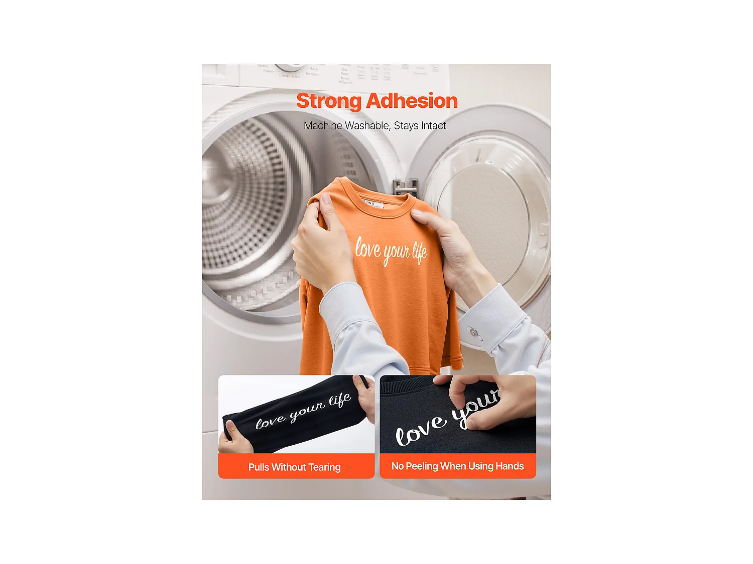 Vel Thermovinyl SucceBuy Set van 50STs 30,48x30,48 cm, Thermo-Flex Meerkleurig, Gemakkelijk te Snijden en te Ontgrassen, met Accessoires