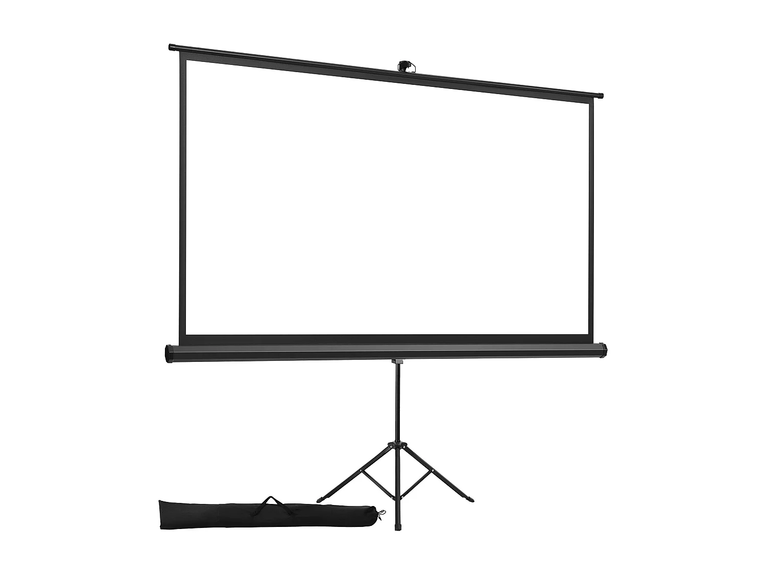 Écran de Projection SucceBuy avec Trépied de 213,4 cm, Toile de Projection Portable et Infroissable, Grand Angle de Vision 160°, 16:9 4K HD, avec Sac