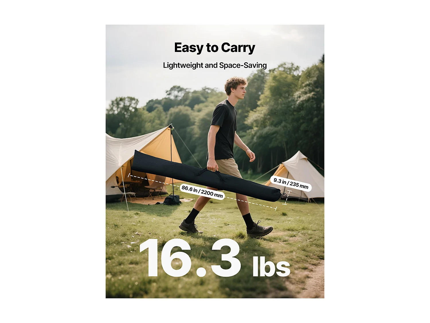 Écran de Projection SucceBuy avec Trépied de 178x178 cm, Toile de Projection Portable et Infroissable, Grand Angle de Vision 160°, 1:1 4K HD