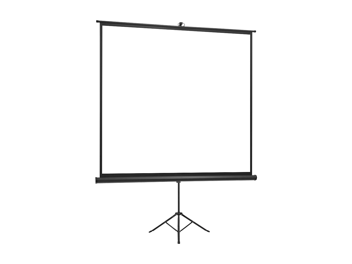 Écran de Projection SucceBuy avec Trépied de 178x178 cm, Toile de Projection Portable et Infroissable, Grand Angle de Vision 160°, 1:1 4K HD