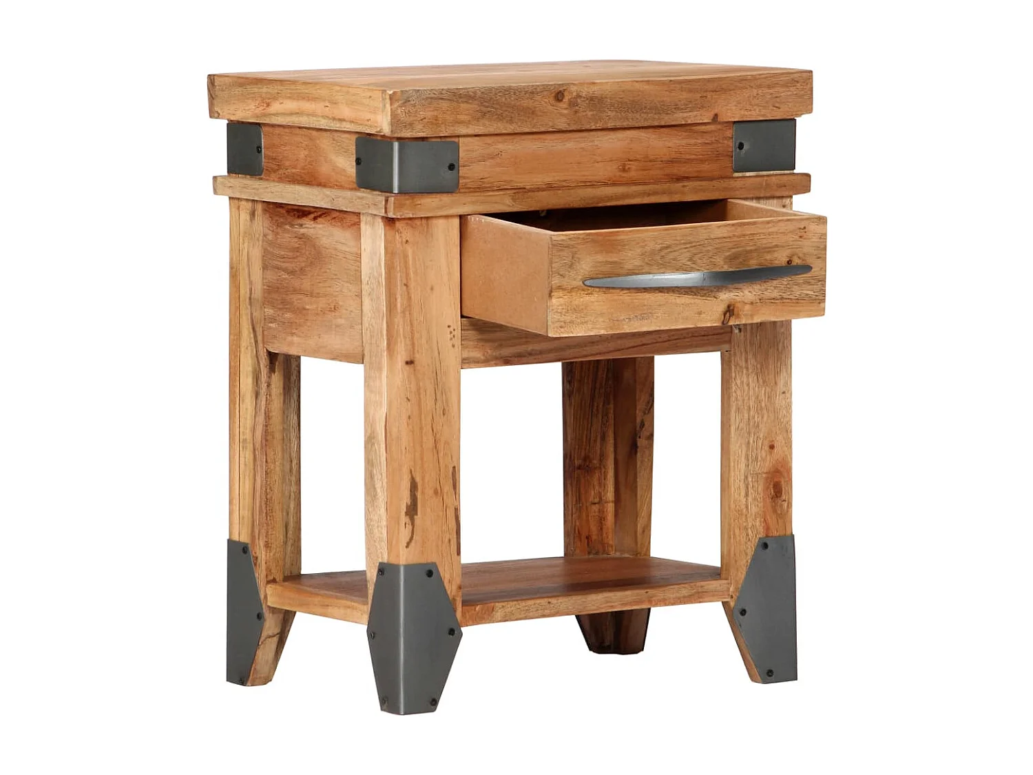 Urvin  Table de chevet 40x30x51 cm Bois d'acacia massif
