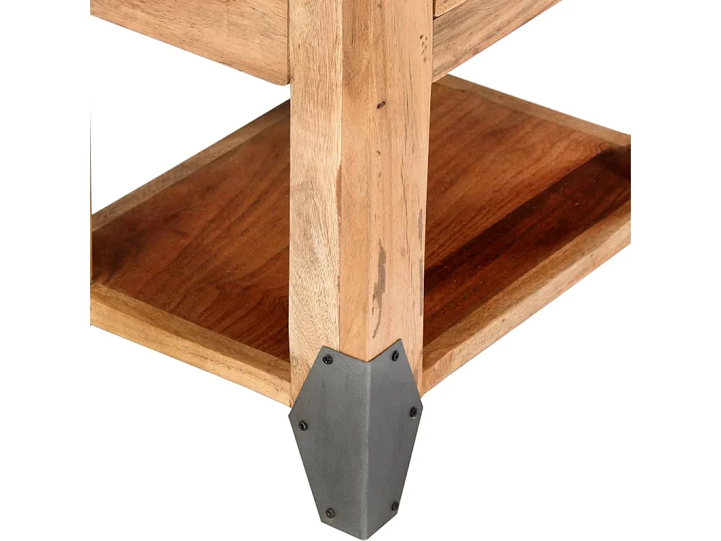 Urvin  Table de chevet 40x30x51 cm Bois d'acacia massif