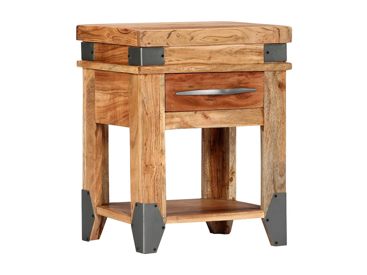 Urvin  Table de chevet 40x30x51 cm Bois d'acacia massif
