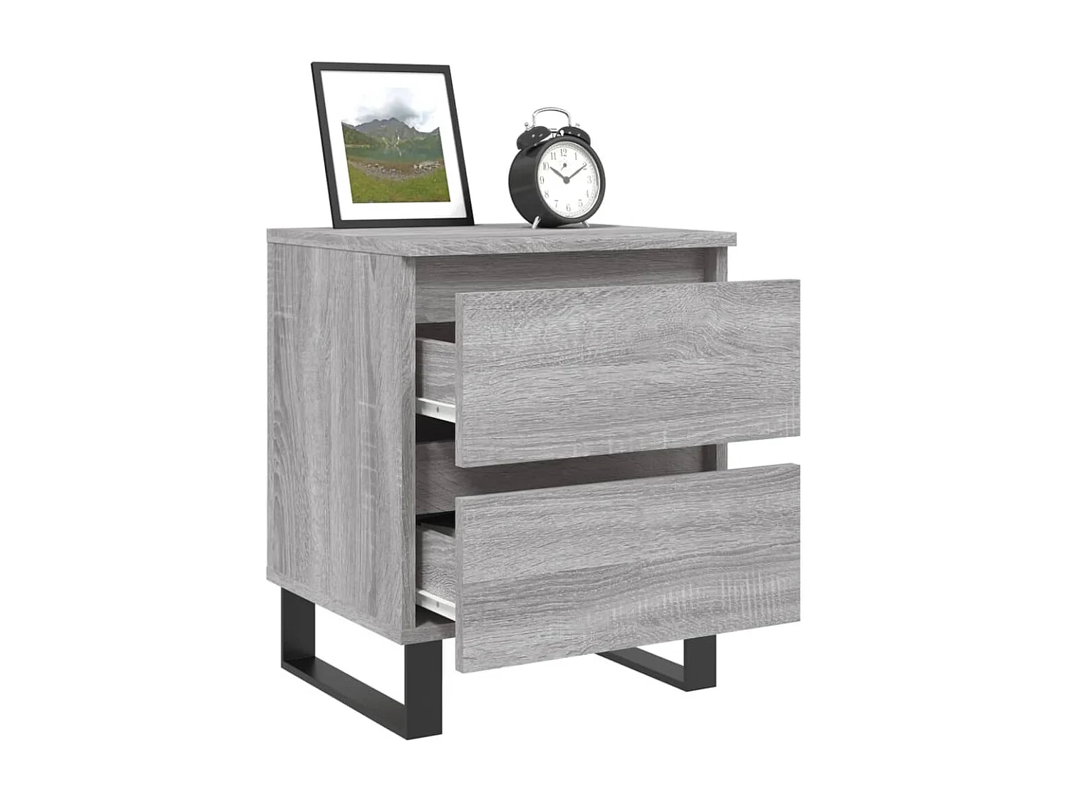 Westfield  Table de chevet sonoma gris 40x35x50 cm bois d’ingénierie