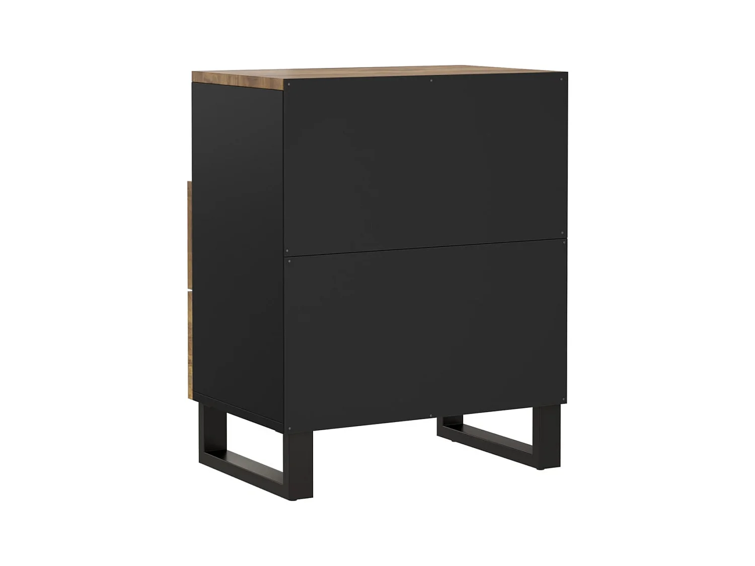 Glynnor  Table de chevet 50x33x62 cm Bois de manguier et d'ingénierie