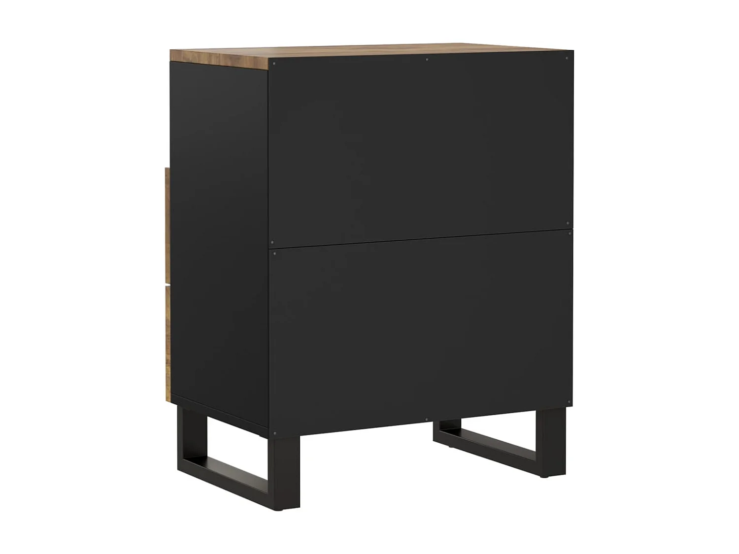 Glynnor  Table de chevet 50x33x62 cm Bois de manguier et d'ingénierie