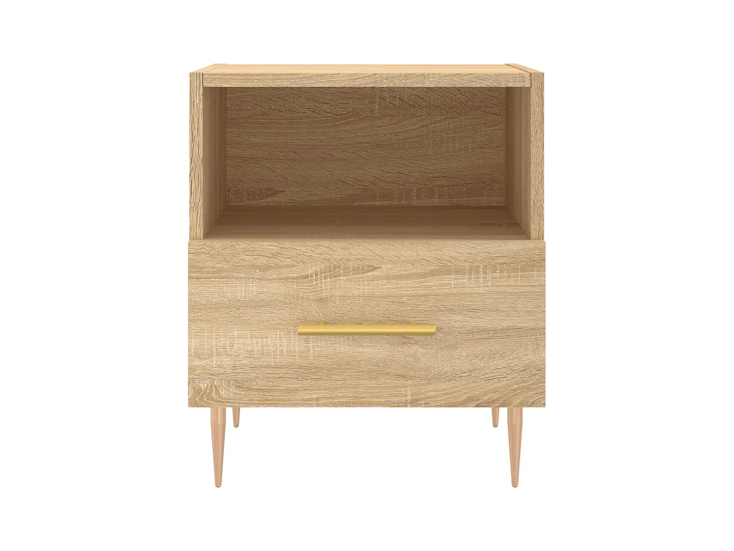 Marindor  Table de chevet chêne sonoma 40x35x47,5 cm bois d’ingénierie