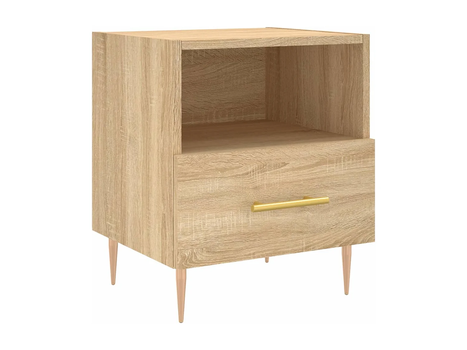 Marindor  Table de chevet chêne sonoma 40x35x47,5 cm bois d’ingénierie