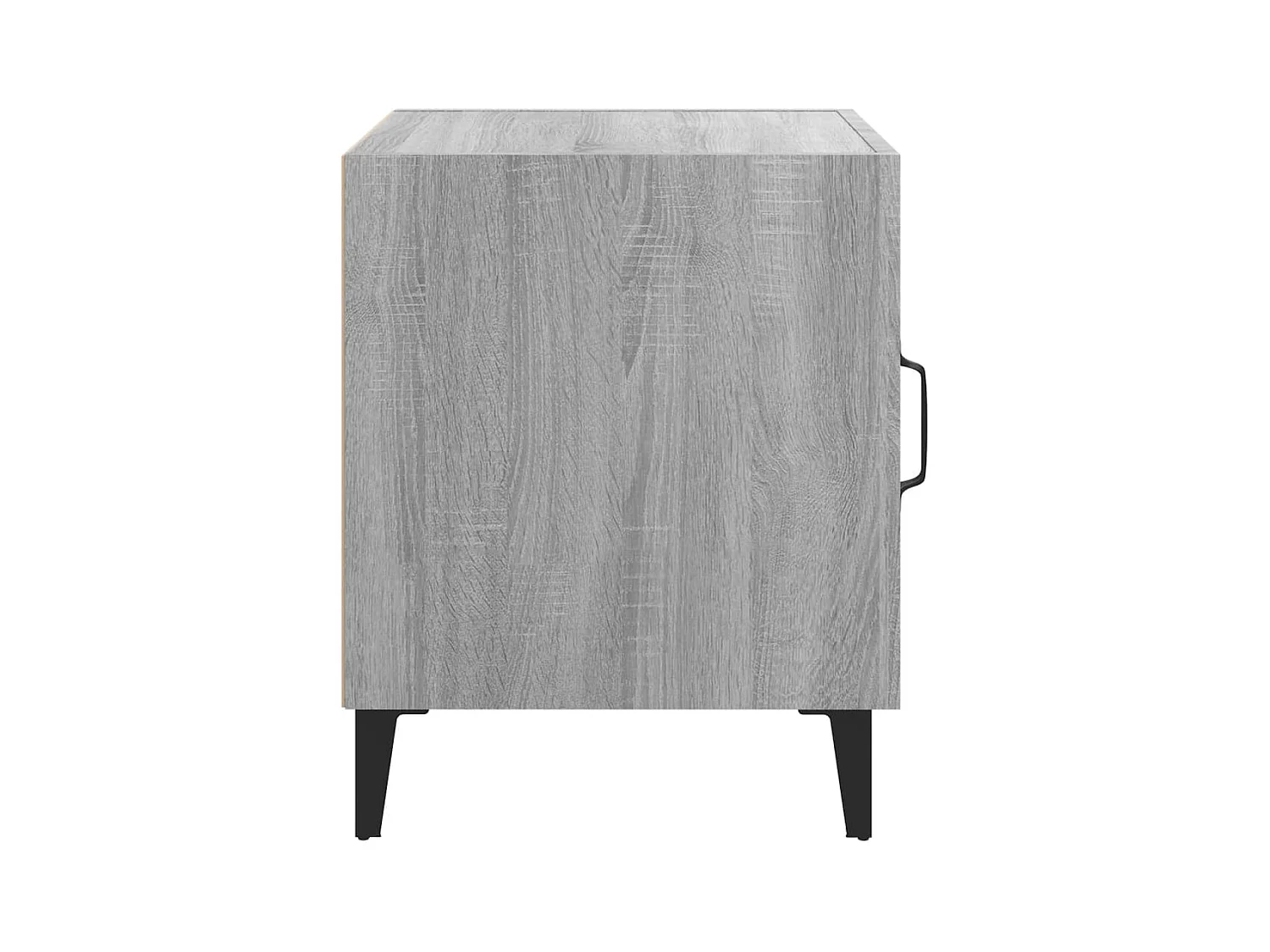 Hondo  Table de chevet Sonoma gris Bois d'ingénierie