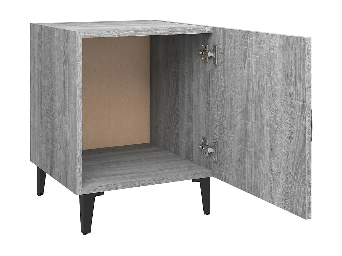 Hondo  Table de chevet Sonoma gris Bois d'ingénierie