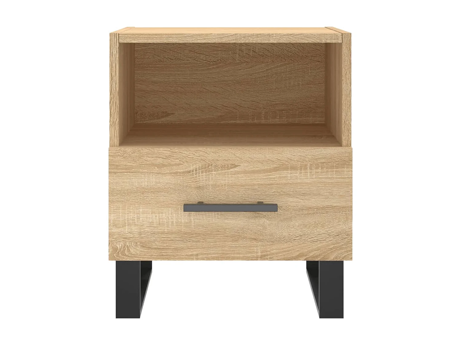 Bruni  Table de chevet chêne sonoma 40x35x47,5 cm bois d’ingénierie