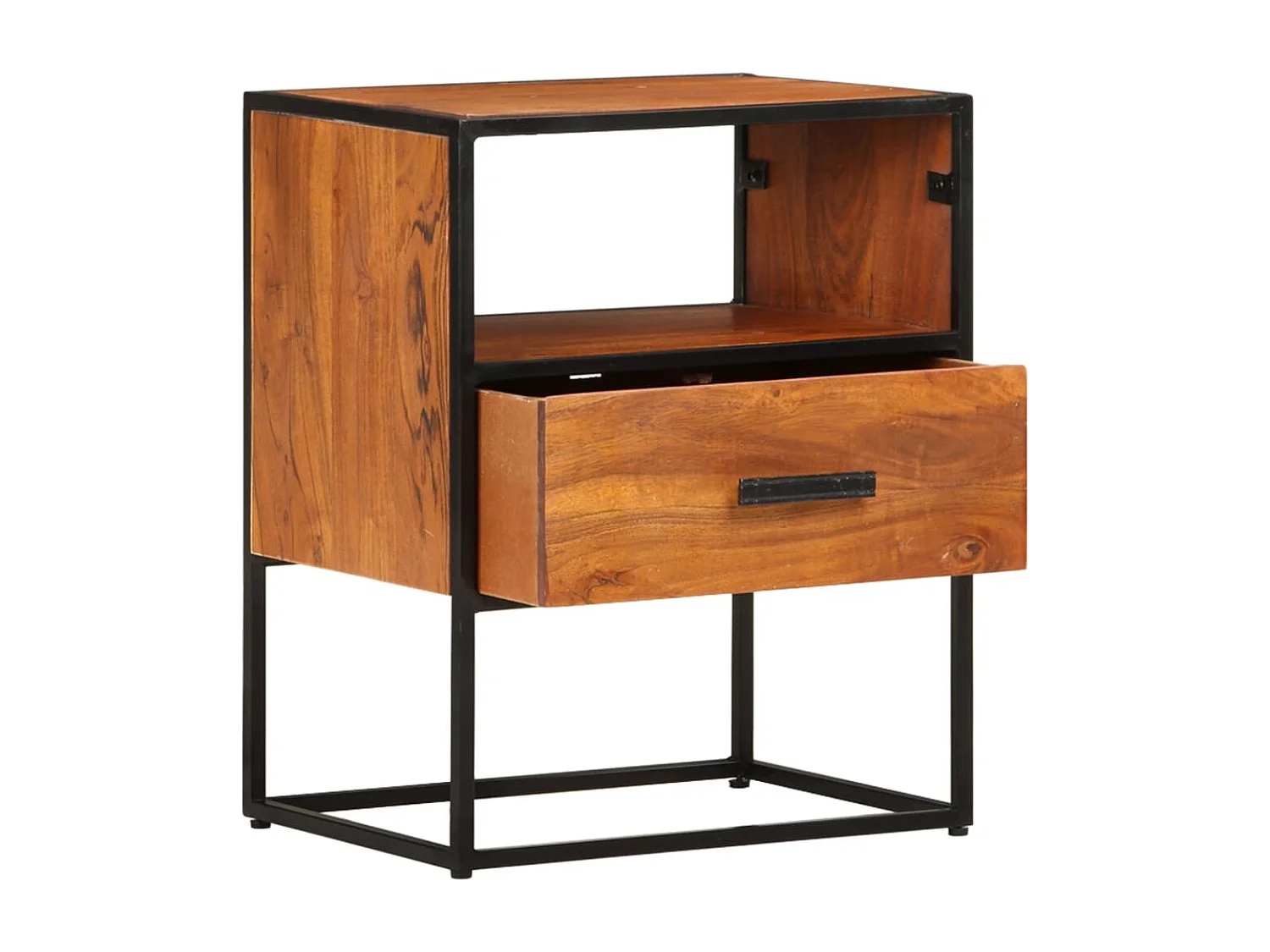 Sabine  Table de chevet 40x30x50 cm Bois d'acacia massif