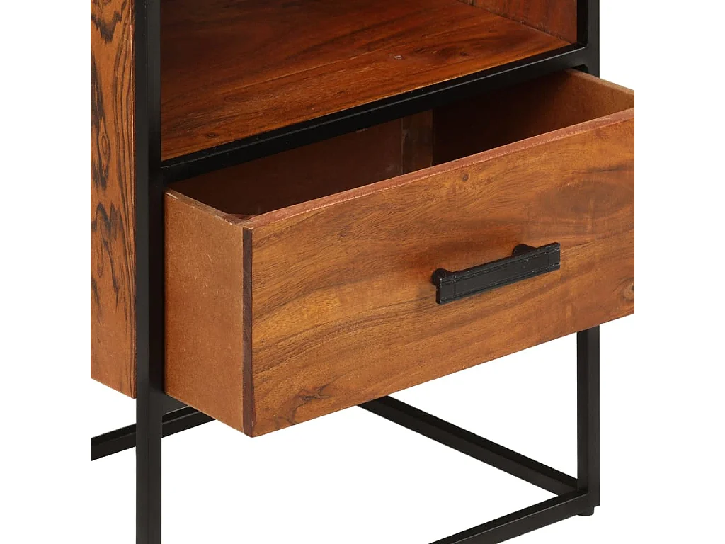 Sabine  Table de chevet 40x30x50 cm Bois d'acacia massif