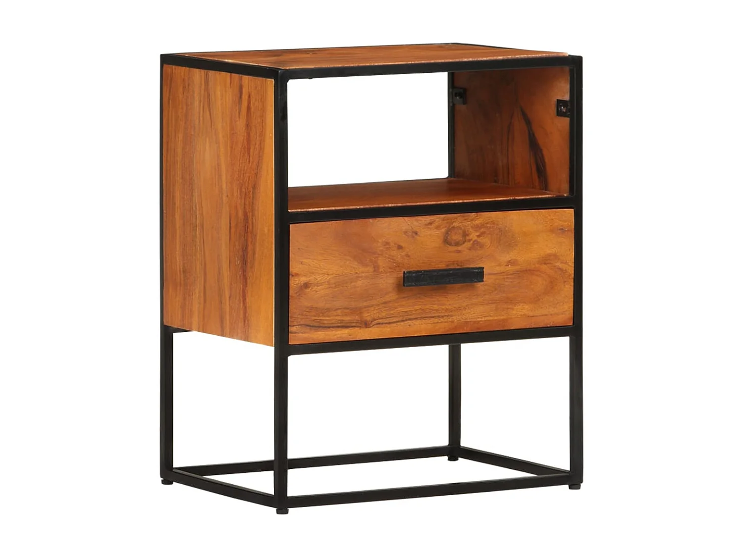 Sabine  Table de chevet 40x30x50 cm Bois d'acacia massif